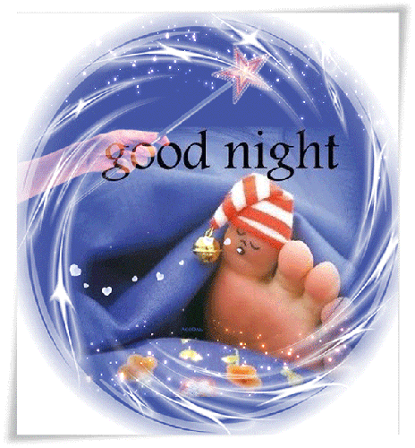 Good night - спокойной ночи, gif, открытки