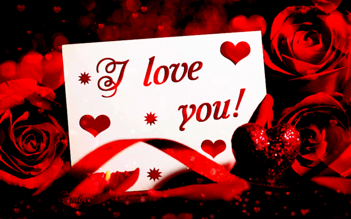 I Love You - с Днем Святого Валентина, gif, открытки