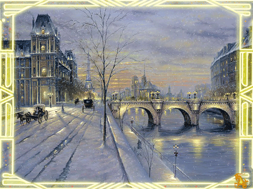 Зима в Париже - зима